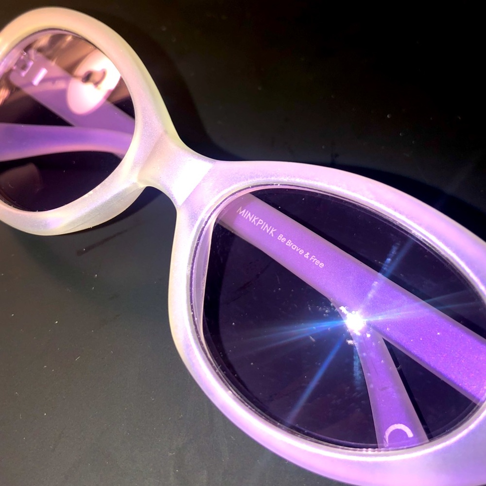 Purple stylish sunglasses